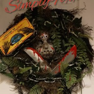 Jason Voorhees Friday the 13th wreath