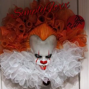 Pennywise Door wreath