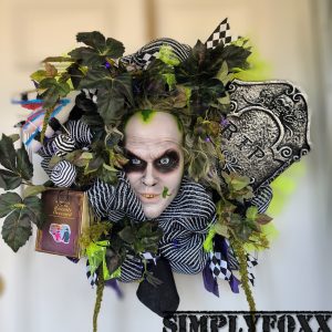 Beetlejuice Wreath