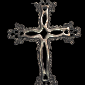 Metal cast cross