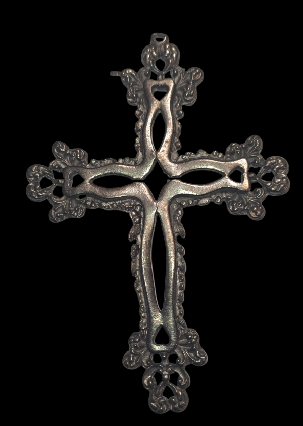 Metal cast cross