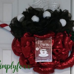 Hot Cocoa Mug wreath