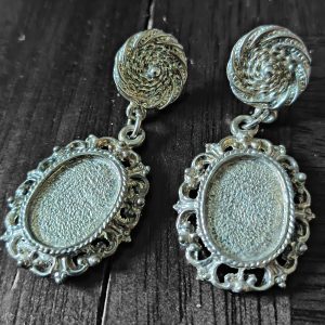 Antique Silver style earrings