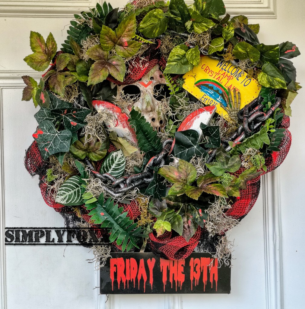 Jason Friday The 13th Halloween Wreath
