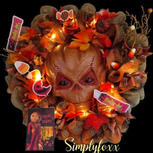 Trick 'r Treat Sam Halloween Wreath